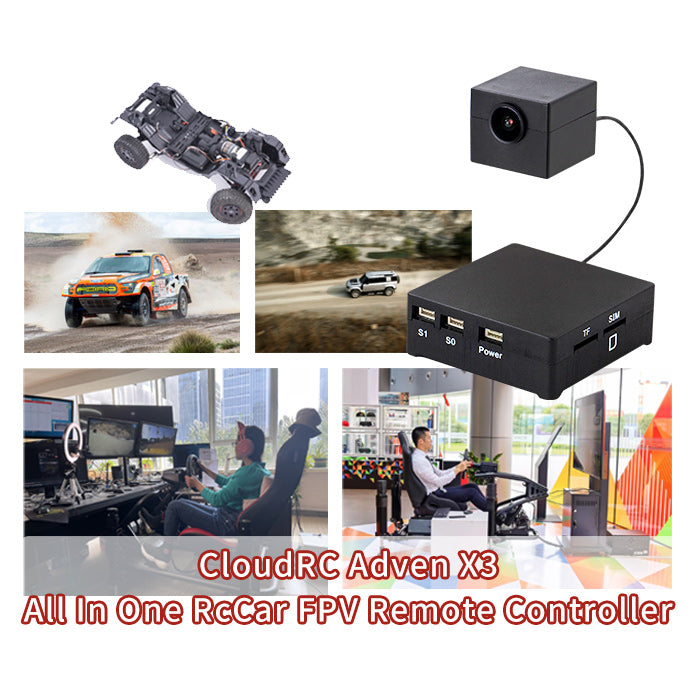 CloudRC AdvenX3 Rc Car FPV System Unlimited Distance cloudrc