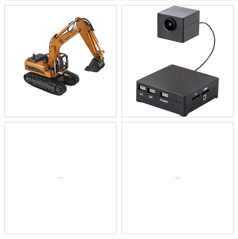 CloudRC Unlimited Range FPV RC Excavator  Ready-to-Run - 4G/5G Real-Time Video & Voice Streaming Customized products