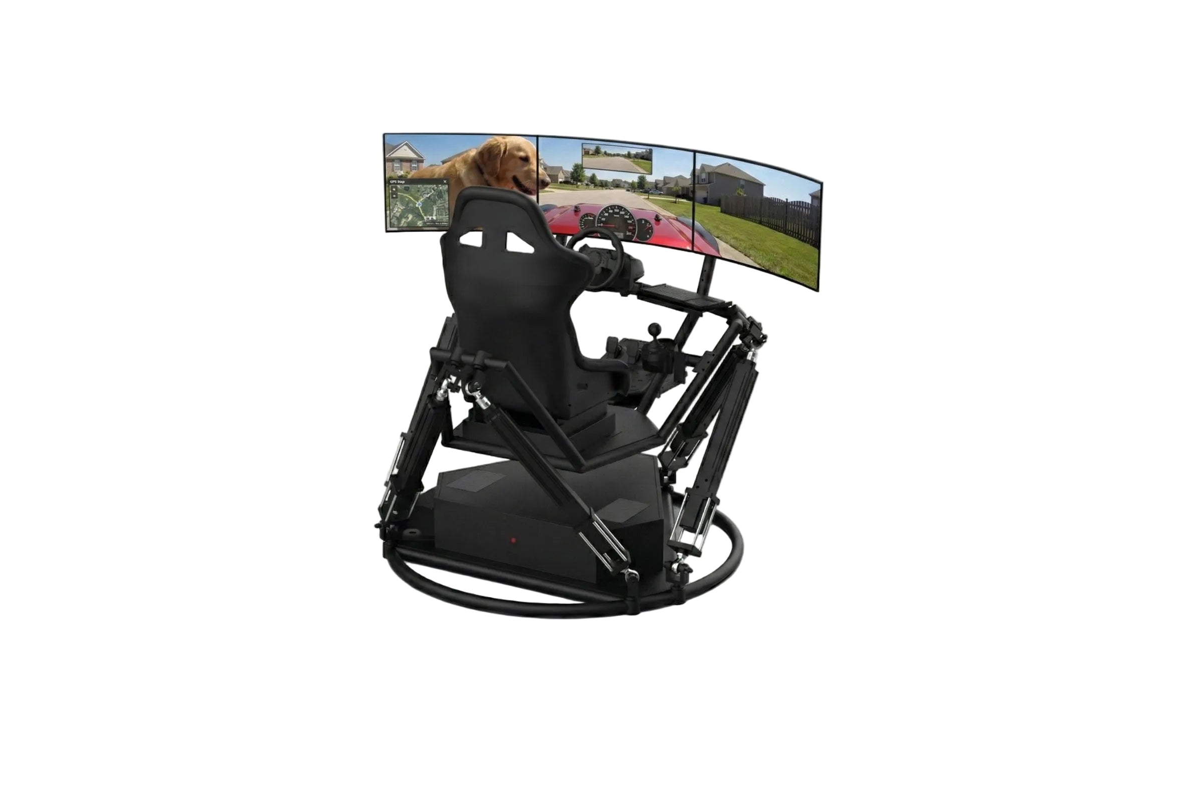 CloudRC 6DOF Motion Platform for Immersive FPV Racing Simulator